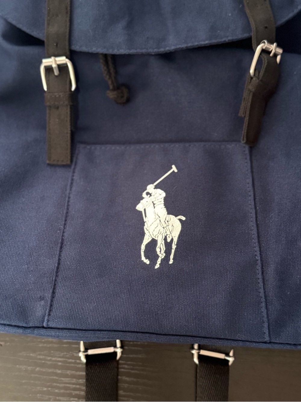 Navy Blue Ralph Lauren Fragrances Drawstring Backpack (NWOT) - Picture 13 of 13